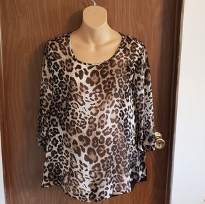 Maurices Sheer blouse
